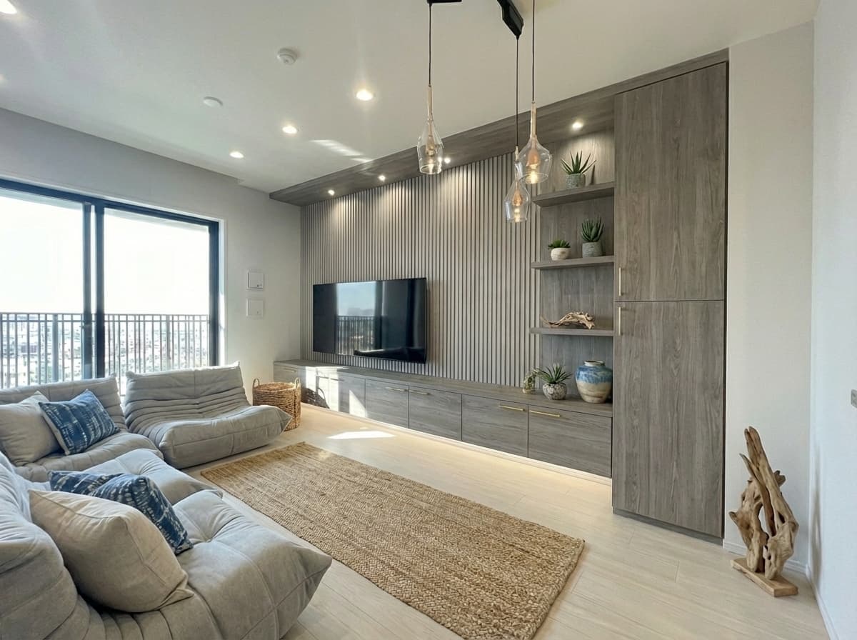 リビング壁面収納