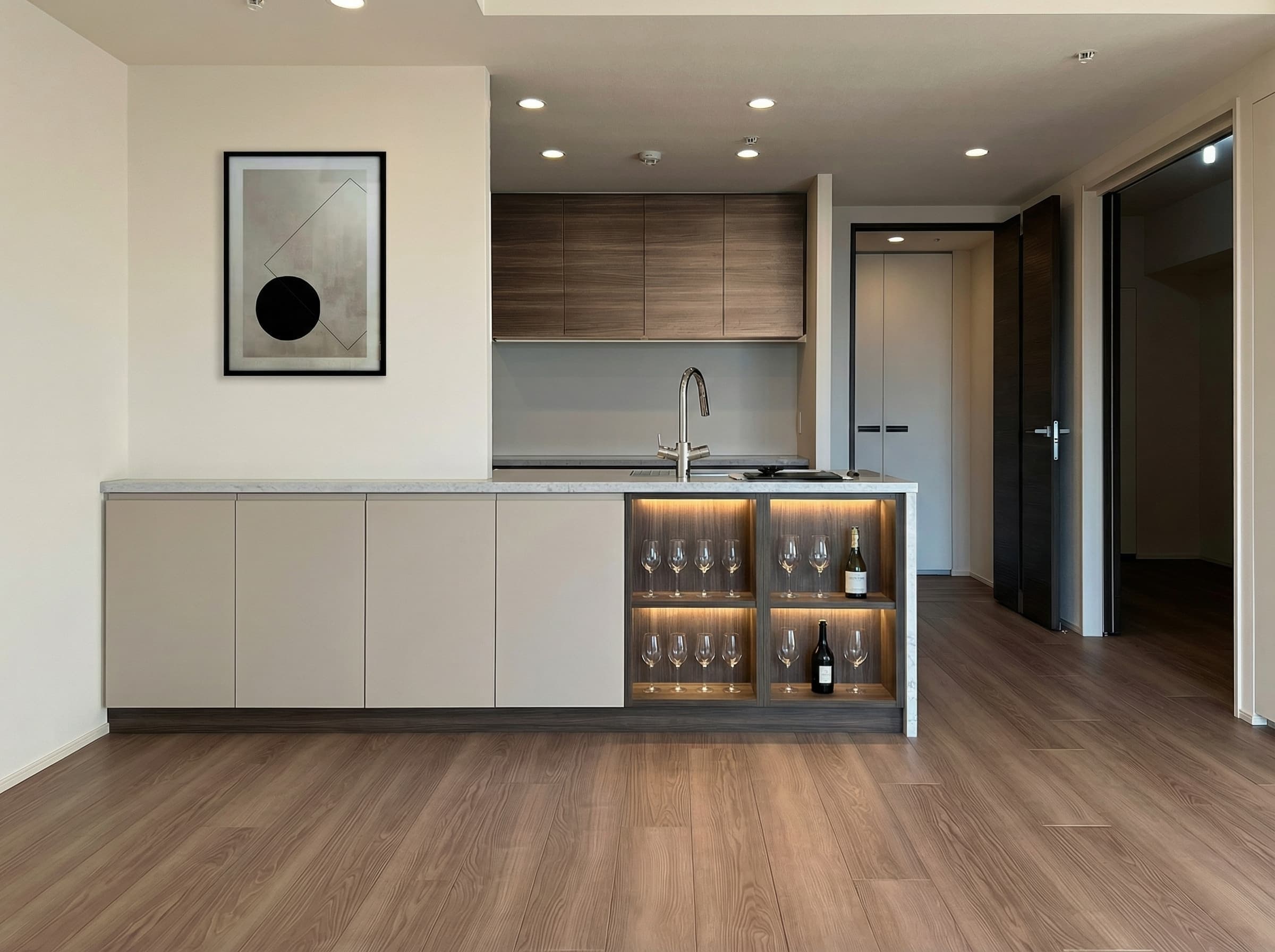 カウンター下収納