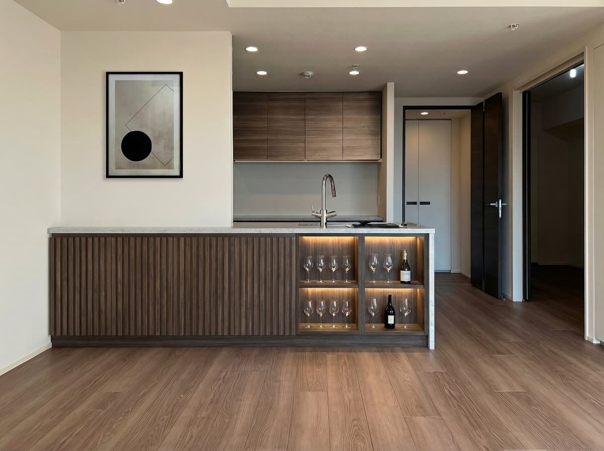 カウンター下収納